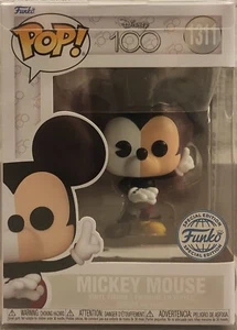Funko Pop Mickey Mouse 1311 Disney 100 Special Edition Originale Nuovo - Foto 1 di 1
