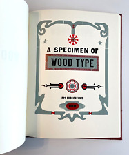 A Specimen of Wood Type Letterpress Clothbound book #27 of 75 copies