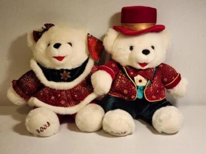 2003 Walmart Dan Dee Collector’s Choice Snowflake Friends PLUSH Bears 12" - Picture 1 of 5