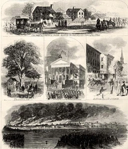 Estampado vintage de lana general de la Unión de la Guerra Civil ocupa Norfolk Virginia - Imagen 1 de 1