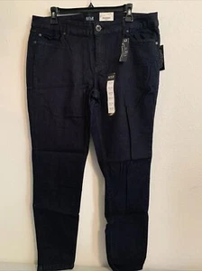 NWT a.n.a. Women’s Skinny Jeans Dark Blue Rinse Sz 14 Retail: $48 (MW-411 X3) - Picture 1 of 5
