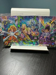 3 Super Dragon Ball Heroes SDBH Goku MM1-CP1, Vegeta MM1-CP2, Gohan MM1-CP4 - Picture 1 of 1