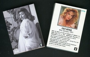 PLAYBOY CENTERFOLD CARDS -  PLAYMATE OF THE MONTH JANUARY - PICK YOUR CARD