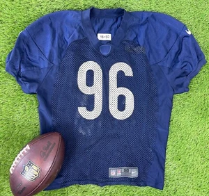 Akiem Hicks Chicago Bears Game Used Worn Practice NFL Football Jersey 2016 Nike - Picture 1 of 11