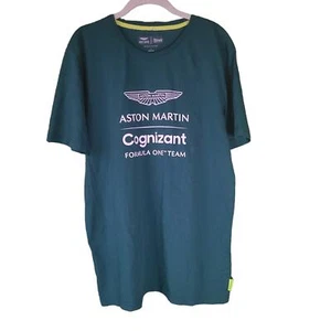 Aston Martin Cognizant F1 Team Men's Lifestyle Green T-Shirt L - Picture 1 of 9