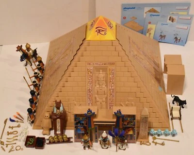 Playmobil 4240 4243 4245 Egyptian Pyramid Pharao’s Temple soldiers lot A - Image 1 of 4