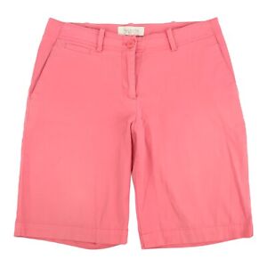 Talbots Longer Length Khaki Bermuda Shorts 4P Womens Petite Salmon Pink Modest