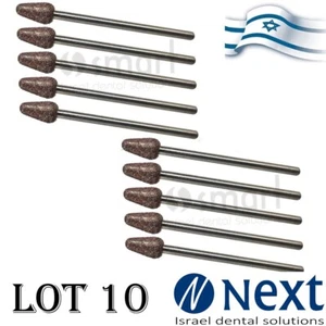 Lot x10 HP Rubynit acrylic trimmer Rubynized grinding instrument standard grit 2 - Picture 1 of 4