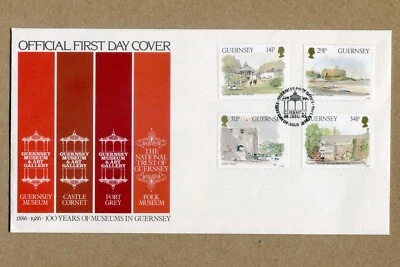 GUERNSEY, 100th. Year of Museums in Guernsey First Day Cover Series 1986 FDC - Image 1 of 2