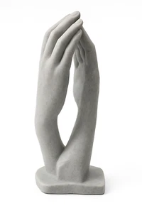 Escultura de las manos de la catedral - Inspirada en Rodin “La Cathédrale” - Minimalista - Imagen 1 de 5