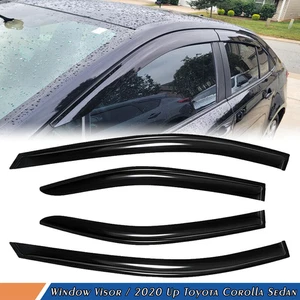 Para Toyota Corolla 2020-2025 Cinta Ventana Visera Ventilación Protectores de Lluvia Deflector - Imagen 1 de 11