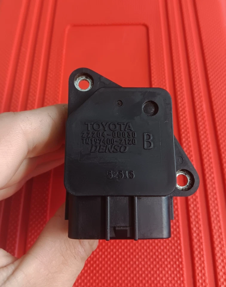 2001-2003 Toyota Camry OEM MAF Sensor 22204-0D030 Denso TN197400-2120 Intake Air - Image 1 of 4