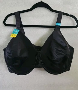 Vanity Fair Bra 44DDD 76080 Beauty Back Full Figure Minimizer Underwire Black - Picture 1 of 10
