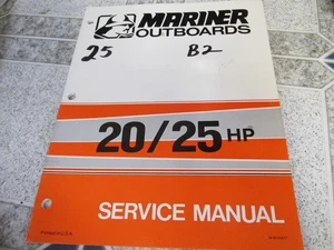 Mariner Outboard Service Manual 20 / 25 HP M-90-83077 - Picture 1 of 1