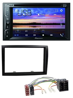 Pioneer Bluetooth 2DIN USB DVD DAB MP3 Autoradio für Fiat Ducato Citroen Jumper - Bild 1 von 4