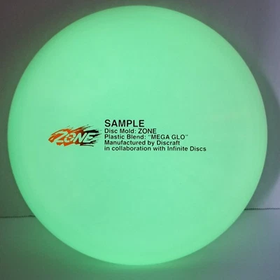 DISCRAFT Mega Glo ZONE Sample Copper/Orange Stamp Foil 176g Infinite Discs - Image 1 of 4