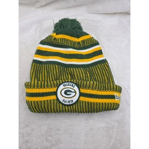 Green Bay Packers Strick Beanie Mütze Bommel NFL New Era 100th Anniversary - Bild 1 von 6