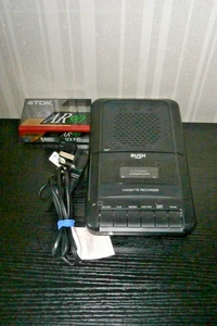 Bush KCS-317 Cassette Player Recorder Portable - 2 TDK AR90 Tapes - ZX Spectrum - Picture 1 of 2