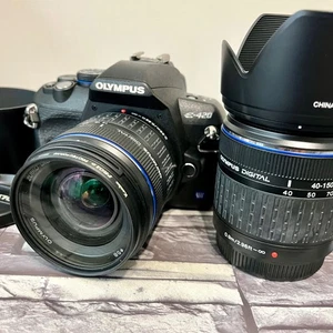 OLYMPUS E-420 Digital SLR Camera w/ Two Zuiko Lenses: 14-42mm & 40-150mm! - Picture 1 of 23