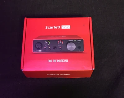 Focusrite Scarlett Solo USB Audio Interface (Gen 3) - Image 1 of 4