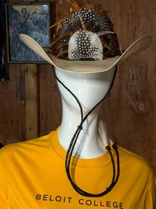 Roundup Rodeo King langer ovaler Cowboyhut aus Stroh Größe 7 - Bild 1 von 9