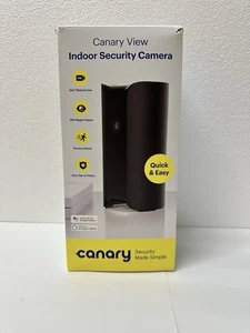 Canary View Telecamera di sicurezza domestica Wi-Fi 1080p per interni - Nero - Foto 1 di 4
