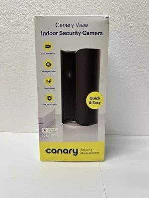 Canary View Indoor 1080p Wi-Fi Home Security Camera - Black - Image 1 of 4