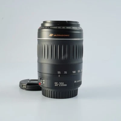 EXCELLENT Canon EF 55-200mm F/4.5-5.6 Ⅱ USM Zoom Lens - Image 1 of 4