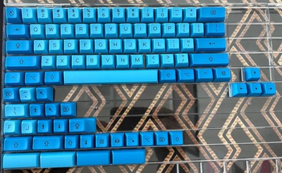 Signature Plastics SA Profile Blue PBT Keycaps - SA-P - Made in USA - Image 1 of 4