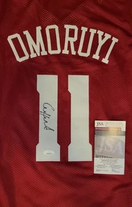 CLIFFORD OMORUYI AUTOGRAPHED SIGNED UNIVERSITY OF ALABAMA CUSTOM JERSEY JSA COA - Picture 1 of 1