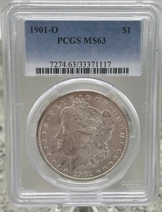 1901-O Morgan Silver Dollar - PCGS MS63 - Bright Luster & Clean Fields - Bild 1 von 8