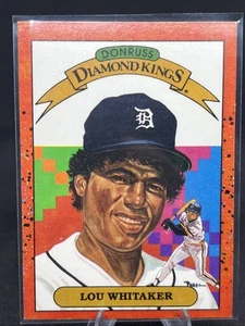 1990 Donruss Lou Whitaker #16 Diamond Kings Detroit Tigers - Picture 1 of 4