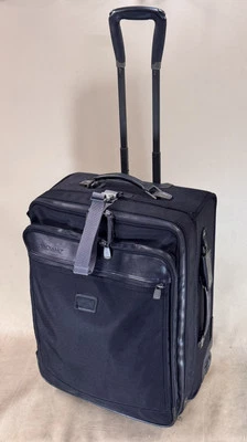 Andiamo Valoroso Black 27” Upright Expandable wheeled Check In Luggage Suitcase - Image 1 of 4