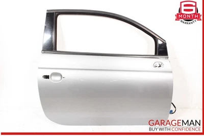 12-17 Fiat 500 Front Right Passenger Side Door Shell Panel Silver OEM - Image 1 of 4