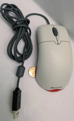 Microsoft.Wheel Mouse.Optical USB.Wired.X08-71118.PS/2 Compatible.Tested - Image 1 of 4