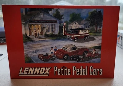 LENNOX GIFT SET 3 PETITE PEDAL CARS 1/43 SCALE BY CROWN PREMIUMS RARE HTF - Image 1 of 3