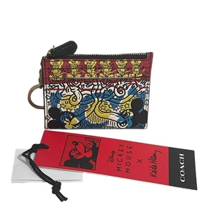 Coach Disney Mickey Mouse x Keith Haring Mini dünne Ausweishülle neu - Bild 1 von 9