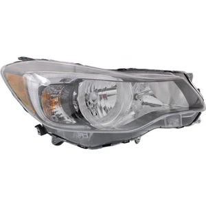 For Subaru Impreza Sedan/Wagon Headlight 2015 2016 Passenger Side Halogen Black - Picture 1 of 5