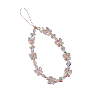 Acrylic Mobile Phone Chain Anti-lost Phone Lanyard New Phone Beaded Charm - Photo 1 sur 15