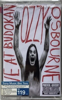 Ozzy Osbourne Live At Budakan Original Thailand Edition Cassette Seal - Image 1 of 2