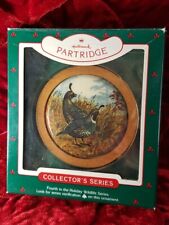 1985 Hallmark Keepsake Ornament Partridge Holiday Wildlife Collector's Series #4