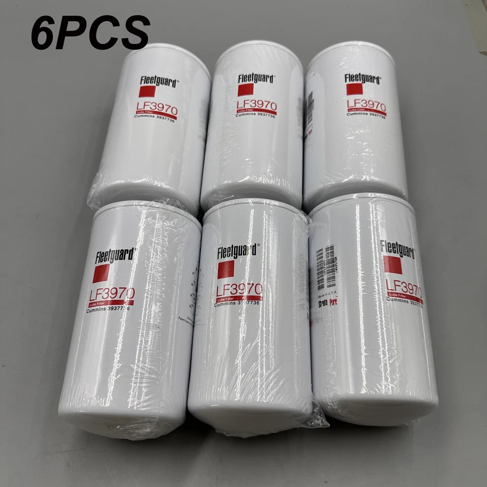 Fleetguard LF3970 Oil Filter Fit For Cummins Freightliner Kenworth Pack of 6 - Image 1 of 4