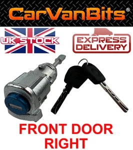 PARA VW FOX 2005- JUEGO CERRADURA PUERTA DELANTERA DERECHA INTERRUPTOR BARRIL LLAVE LLAVES - Imagen 1 de 4