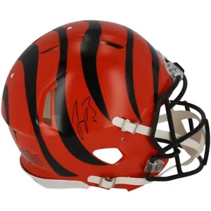 JOE BURROW Autographed Cincinnati Bengals Speed Authentic Helmet FANATICS - Picture 1 of 3