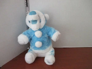 Negozio Disney~TIGGER SEDUTA 13" bianca e blu con PARKA di Winnie-the-Pooh - Foto 1 di 3