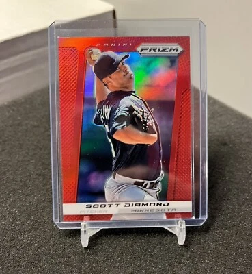 Tarjeta Scott Diamond 2013 Panini 69 Minnesota Twins Red Prizm Foto 1 de 2