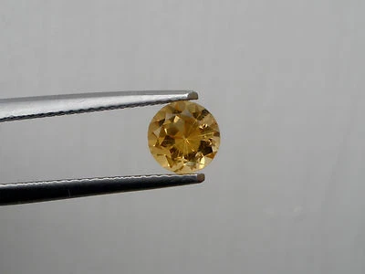 Citrine Round Natural Loose Faceted Gem 7mm - Image 1 of 4