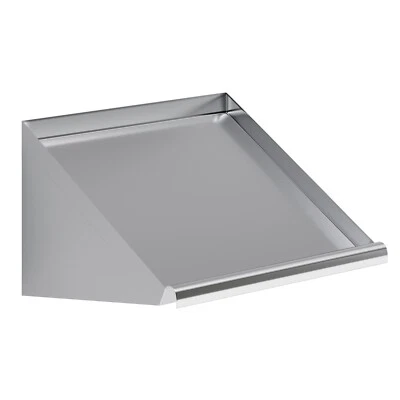 21 in. Stainless Steel Wall Mounted Slanted Rack Shelf - Image 1 of 4