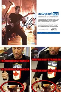Chad Kroeger signed "NICKELBACK" 8x10 Photo m EXACT PROOF Burn It To Ground ACOA - Bild 1 von 6
