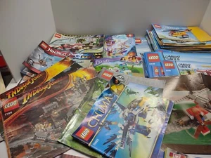 Gigantic Lego Manual Lot 93 Total, City, Creator, Ninjago, Elves, Indiana Jones - Picture 1 of 5